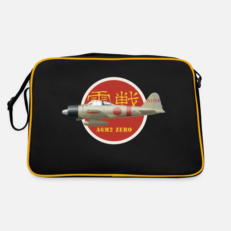 Zero shirt design - Sac Retro - noir/or