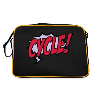 cycle - Sac Retro - noir/or - Dos