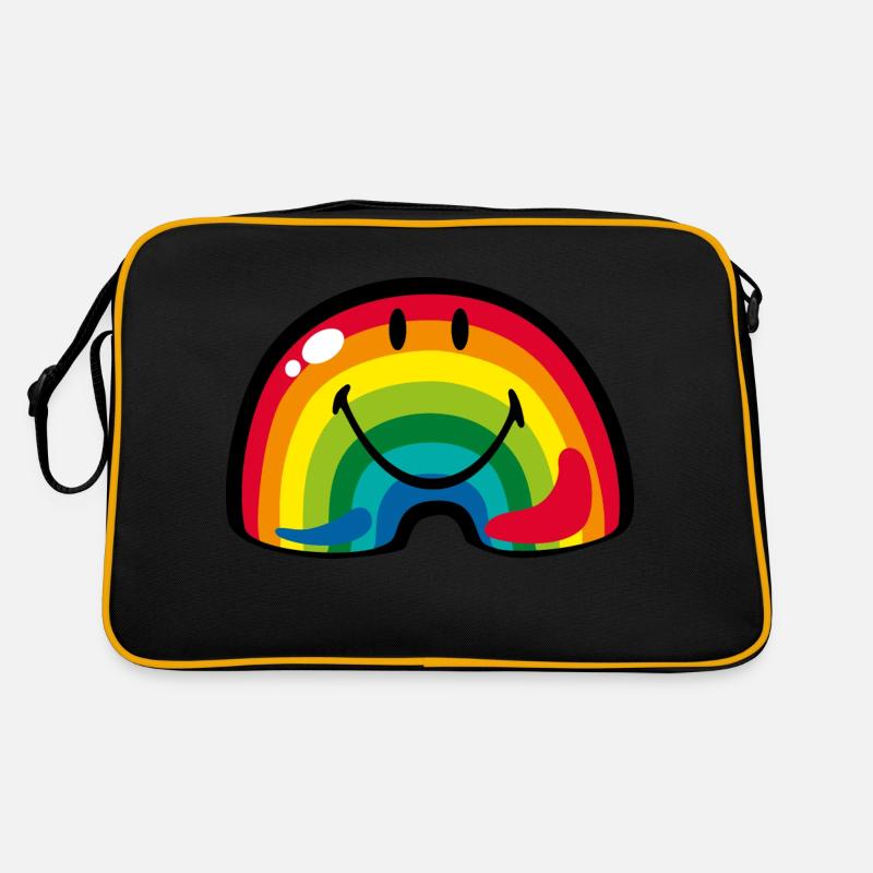 Smiley Rainbow Sac Retro