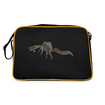 Spinosaure 2020 découverte scientifique - Sac Retro - noir/or - Dos