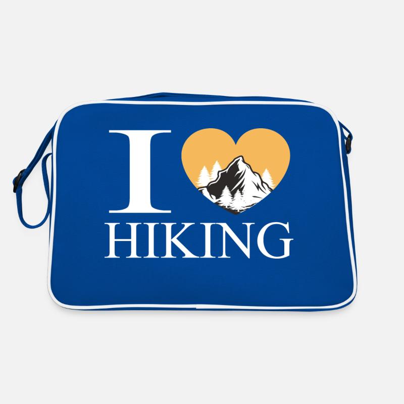 Hiking, climbing, climb, walking, mountain, hike, Retro Tasche