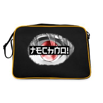 Techno eye raver anime - Sac Retro - noir/or - Dos