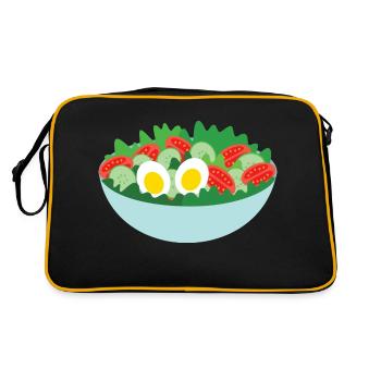 Salade - Sac Retro - noir/or - Dos