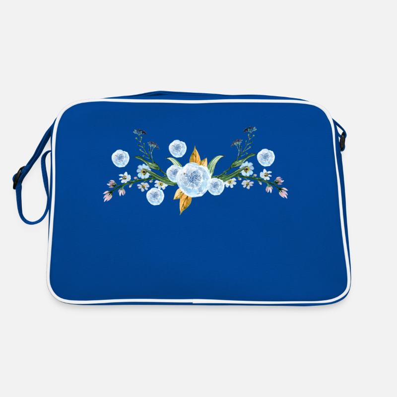 Blumen Retro Tasche