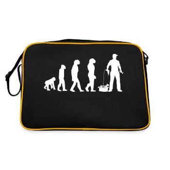 évolution bricoleur - Sac Retro - noir/or - Dos