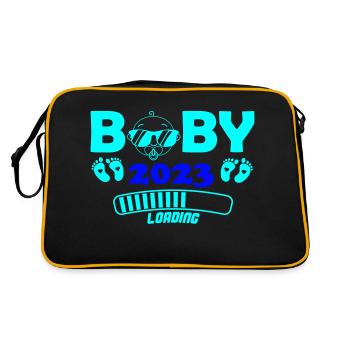 chargement bébé 2023 - Sac Retro - noir/or - Dos