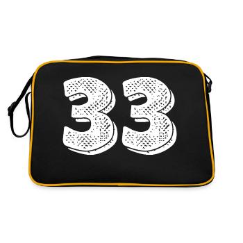 Issue 33- 33rd anniversary - Retro Bag - black/gold - Back