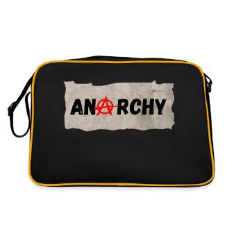 Anarchy - Retro Bag - black/gold - Back