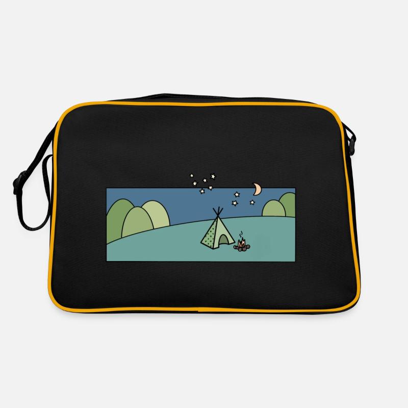 Sternbild Löwe Retro Tasche