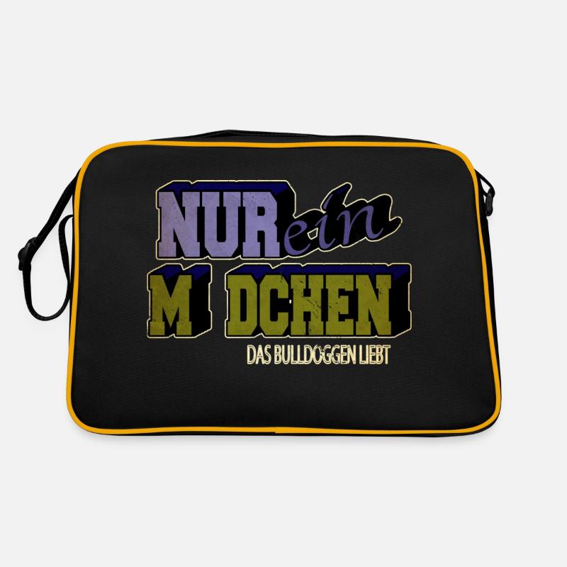 geek cool lieben geschenkidee lieblingshund boxer Retro Tasche