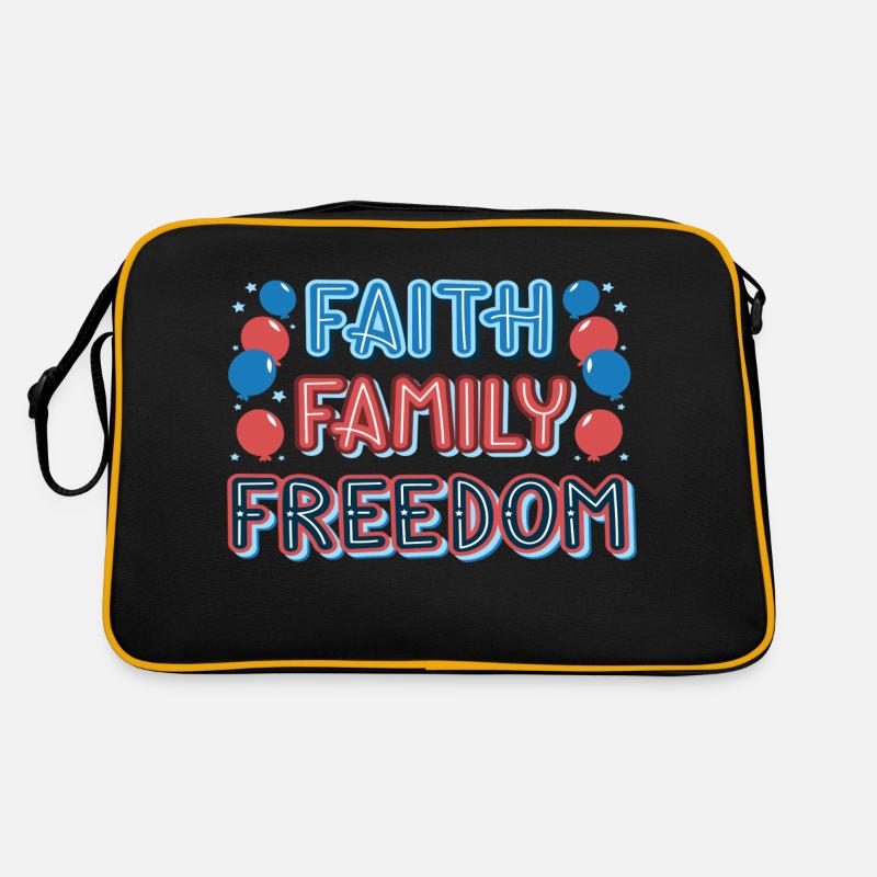 Foi Liberté familiale Sac Retro