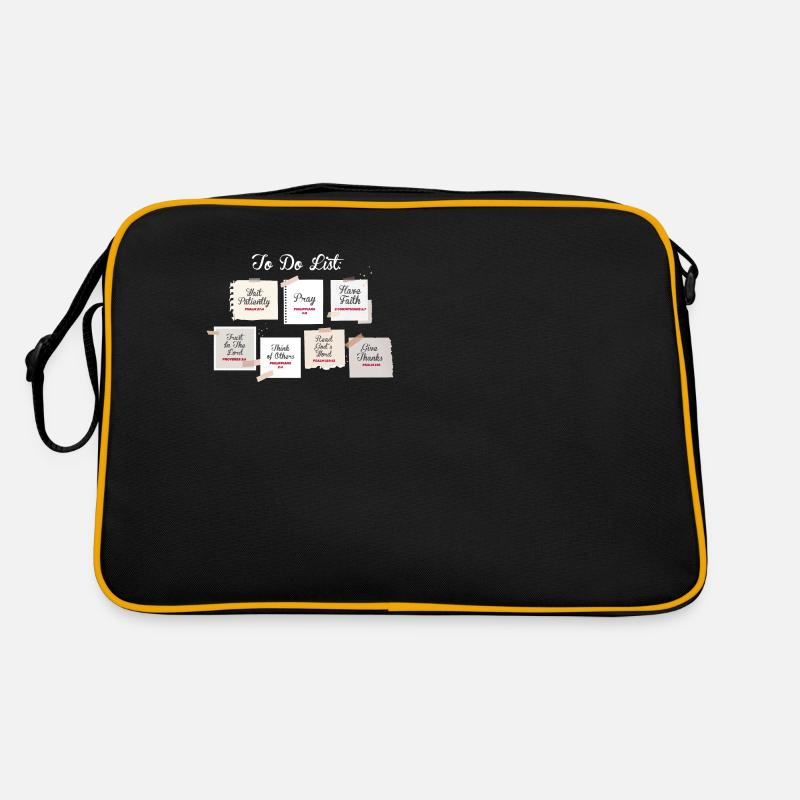 Christliche To Do Liste Retro Tasche