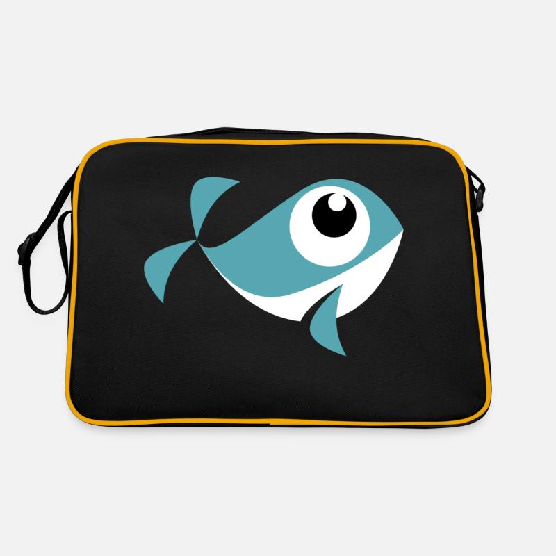 comic whale Retro Bag
