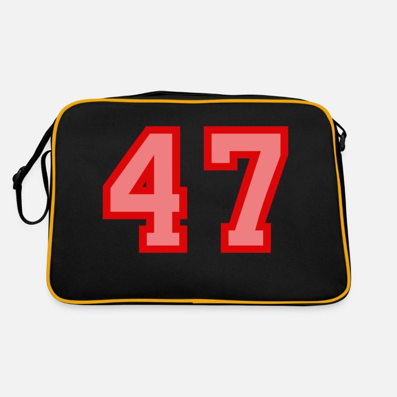 Cool Retro Retrostyle Jersey Number Back Number Retro Bag