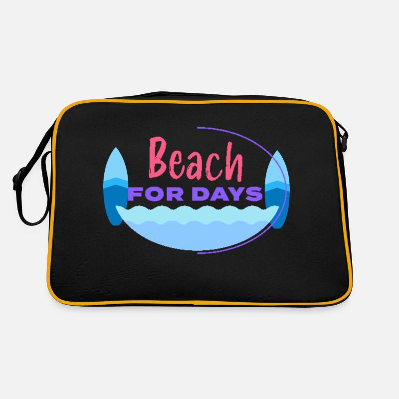 beach, plage tous les jours Sac Retro