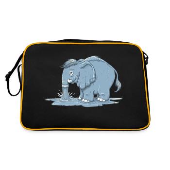Pipo - Retro Bag - black/gold - Back
