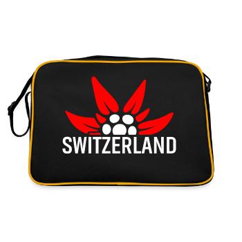 Gentiane suisse - Sac Retro - noir/or - Dos