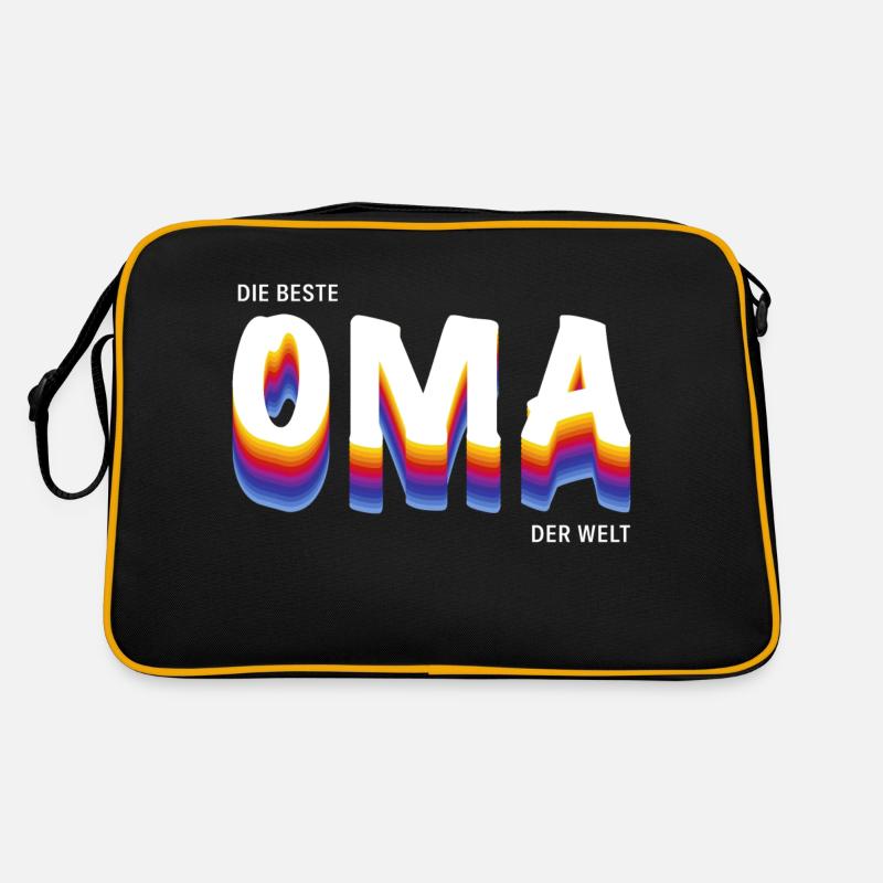 Die beste Oma der Welt Retro Tasche
