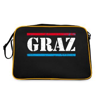 Graz - Sac Retro - noir/or - Dos
