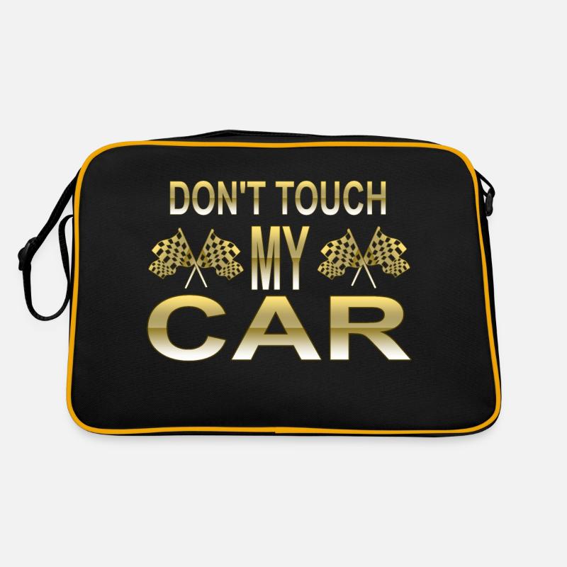 Auto - Retro Tasche - Schwarz/Gold