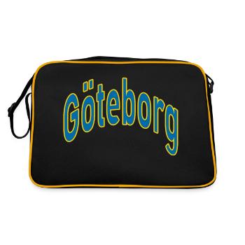 Göteborg - Sac Retro - noir/or - Dos