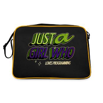 Programming Language Programming DADs Favorite - Retro Bag - black/gold - Back