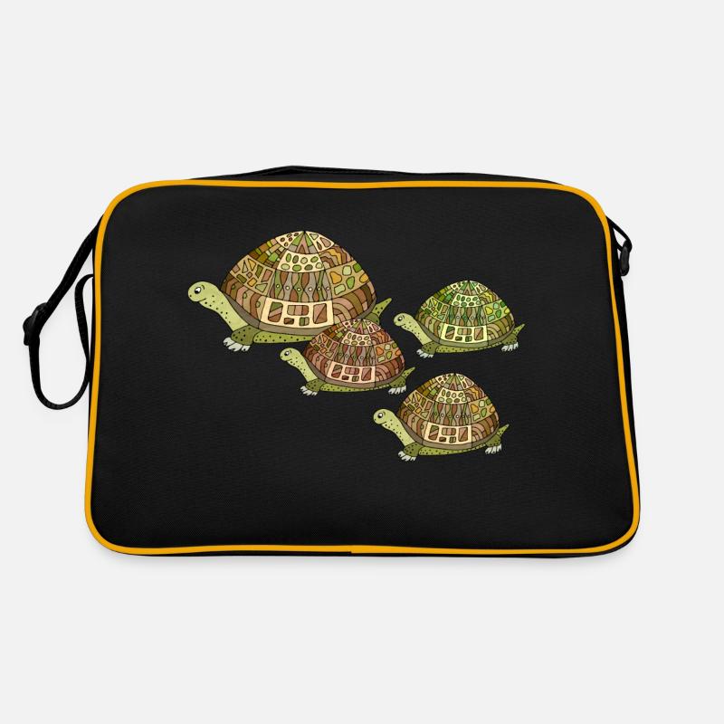 Schildkröten Retro Tasche