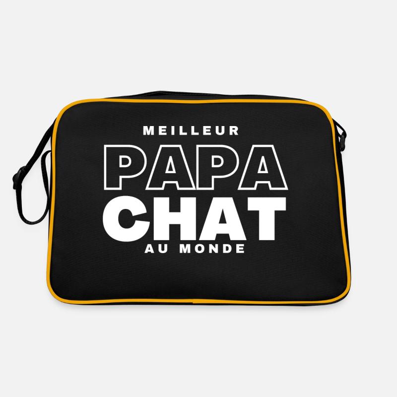 Papa chat Sac Retro