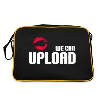 upload kiss - Retro Bag - black/gold - Back
