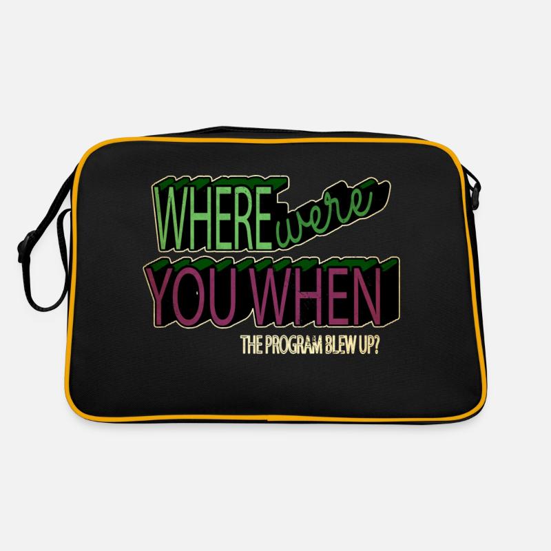 christmas carols jokes programming Retro Tasche