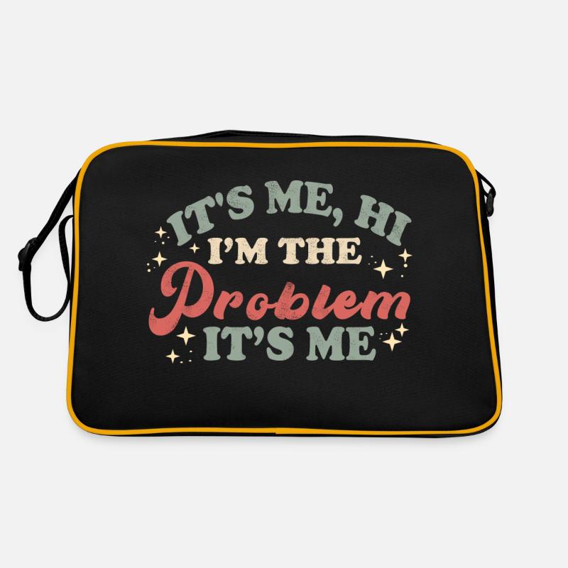 its me hi im the problem its me Retro Tasche