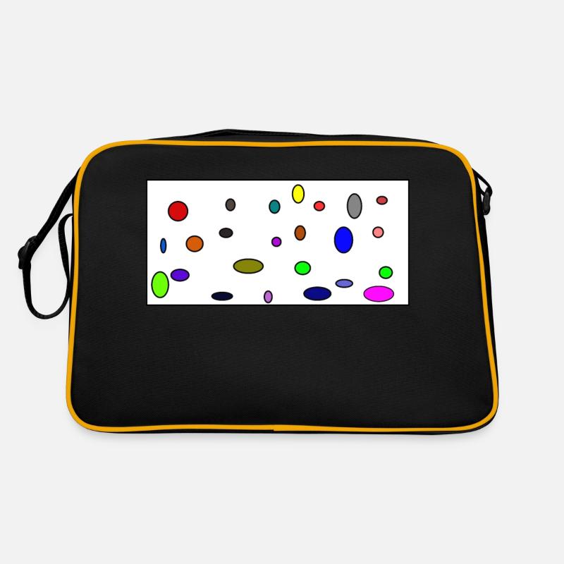 Molekulen - Retro Tasche - Schwarz/Gold