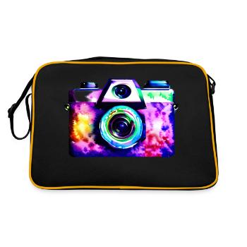 Photographing Photographer Camera Photographer Funny - Retro Bag - black/gold - Back