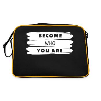 BECOME YOU ARE - Sac Retro - noir/or - Dos