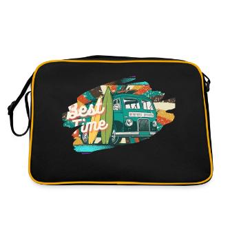 Meilleur moment - Sac Retro - noir/or - Dos