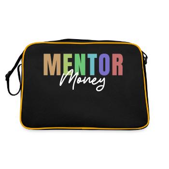 Money Sponsor Mentor - Retro Bag - black/gold - Back