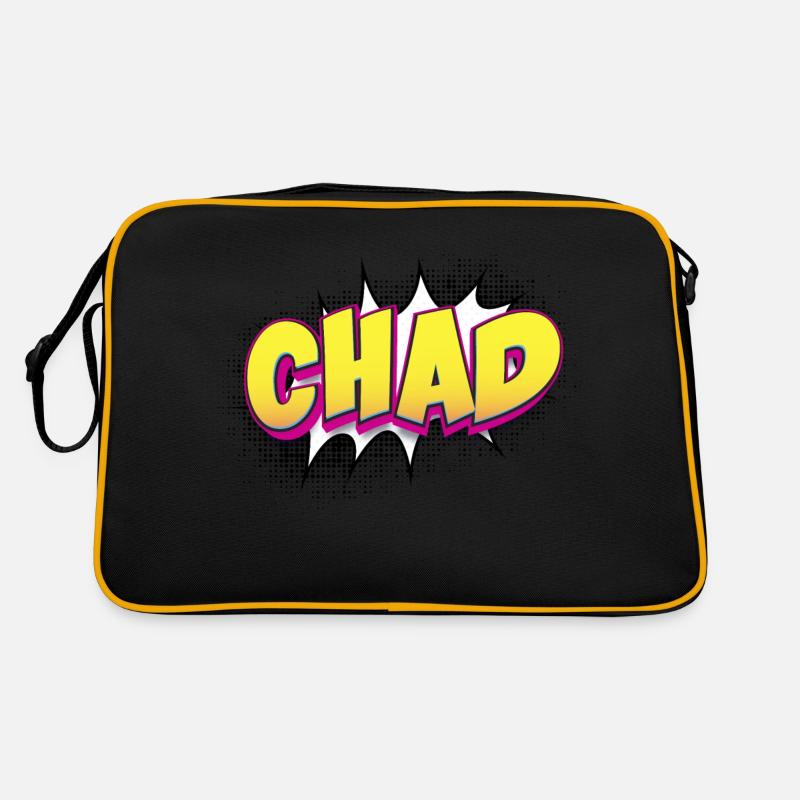 Chad Custom Name Comic Book Style Pop Art, Chad Retro Bag