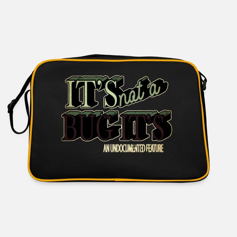gift joke biotech major geek informatics Retro Tasche