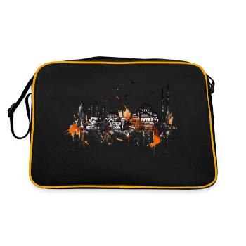 Istanbul is an attractive metropolis - Retro Bag - black/gold - Back