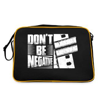 Don't Be Negative Camera Photography - Retro Bag - black/gold - Back