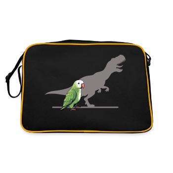 T-Rex shadow parrot - Retro Tasche - Schwarz/Gold - Hinten