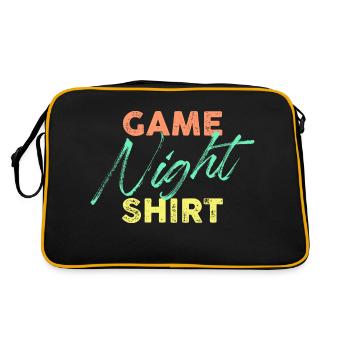 Game night Motifs - Retro Bag - black/gold - Back