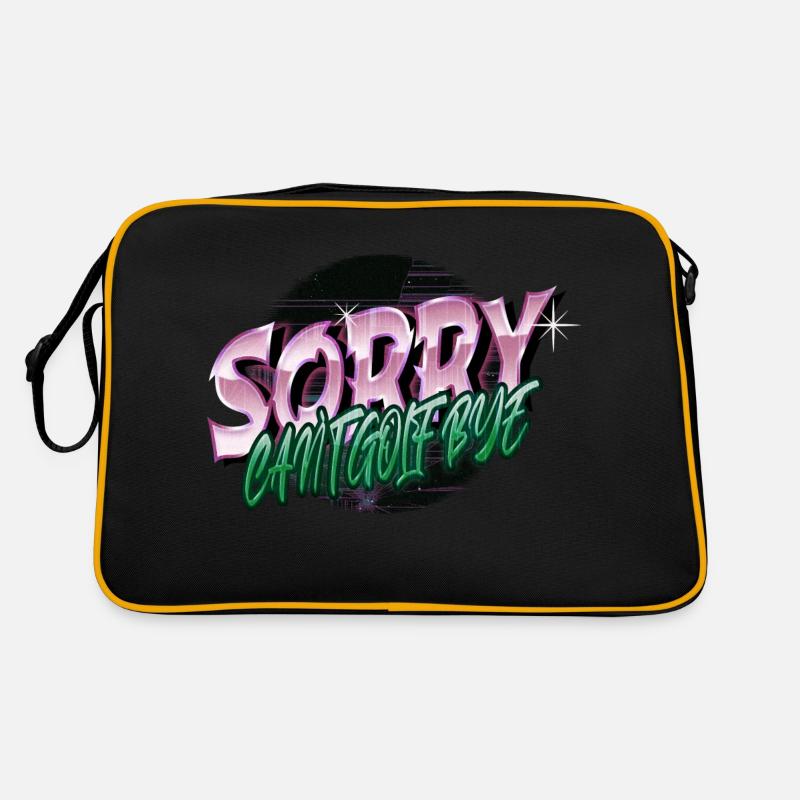 Golf Swing Statement GolfKing Fun Golfer Golfmom Retro Bag