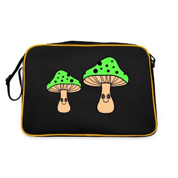 Champignons hypnotiques - Sac Retro - noir/or - Dos