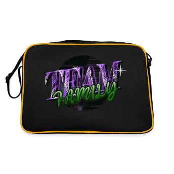 Statement Best Family Party Adoption Child - Retro Bag - black/gold - Back