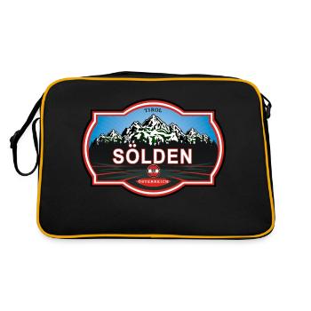 Sölden Österreich - Sac Retro - noir/or - Dos