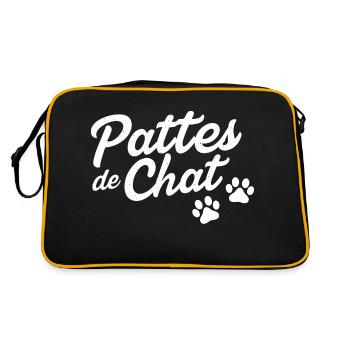 Pattes de chat - Sac Retro - noir/or - Dos