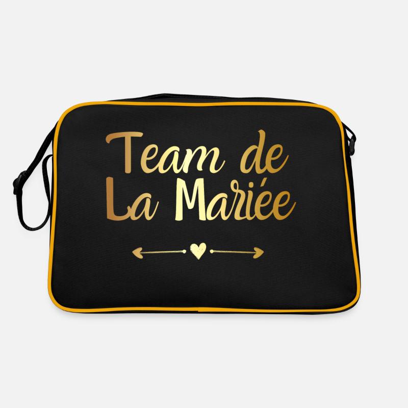 Golden Bride Team - Bride Gift Retro Bag