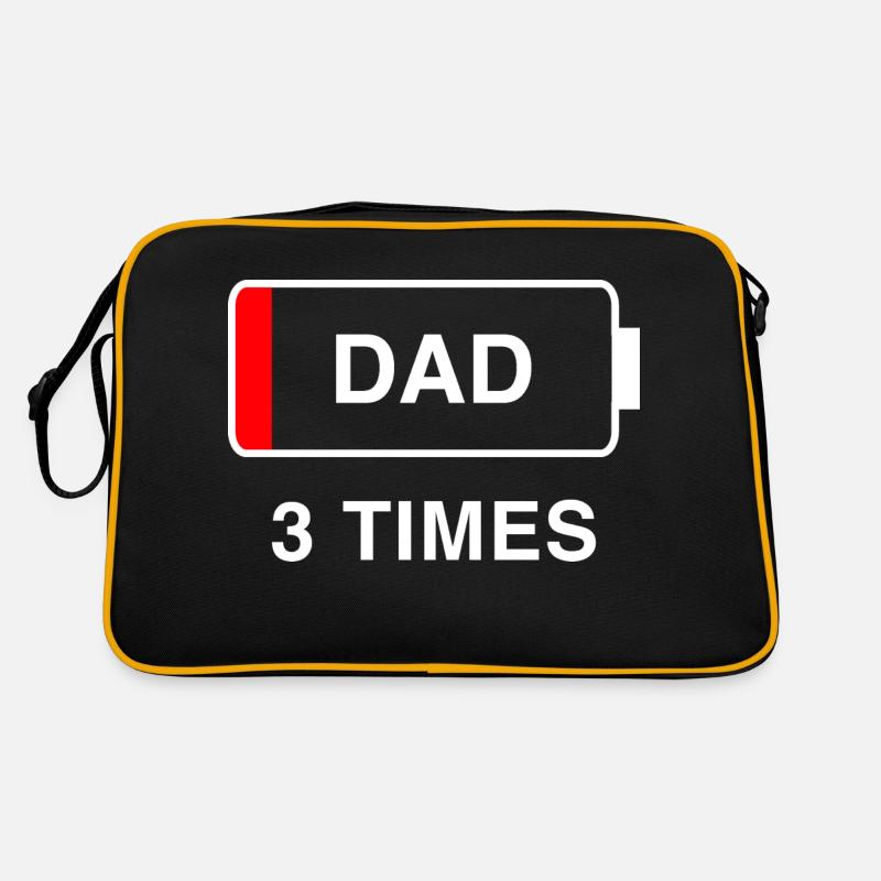 Papa 3 mal Retro Tasche