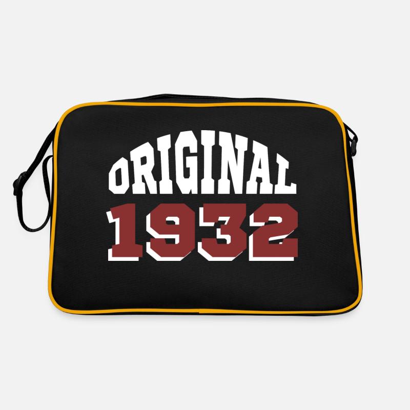 Original 1932 - Sac Retro - noir/or